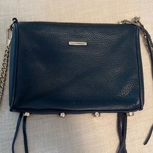 Rebecca Minkoff Navy Bag with fringe and stud detail